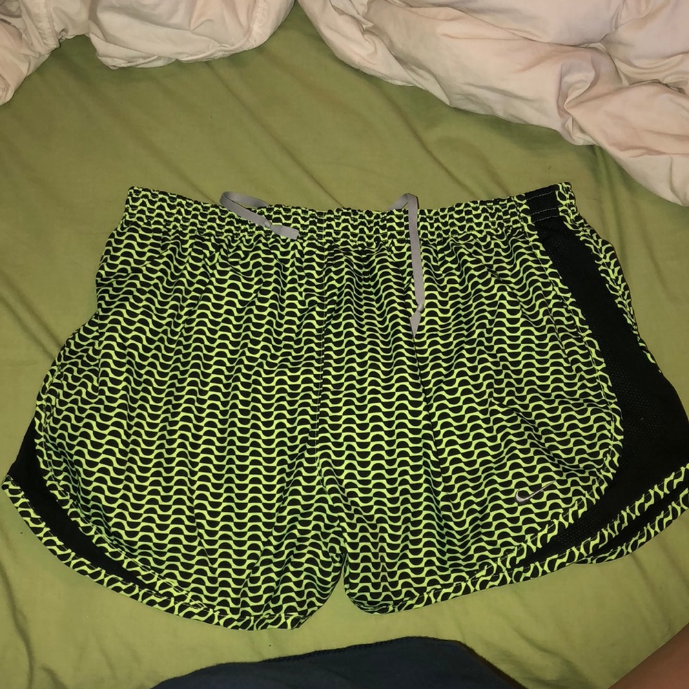Bright Nike shorts